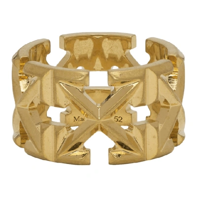 Shop Off-white Gold Arrows Ring