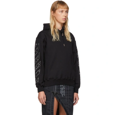 Shop Off-white Black Puzzle Arrows Hoodie