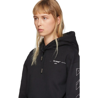 Shop Off-white Black Puzzle Arrows Hoodie