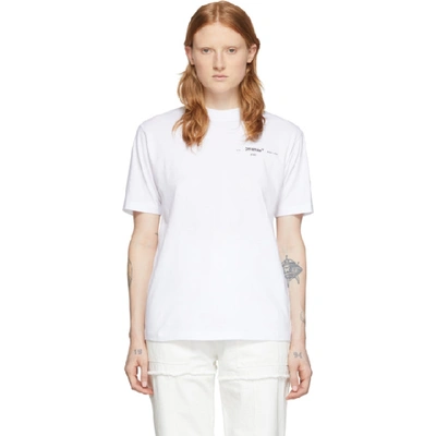 Shop Off-white White Puzzle Arrows T-shirt