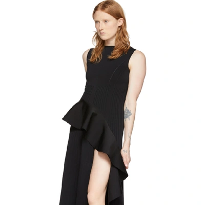Shop Off-white Black Sleeveless Ruffle Dress