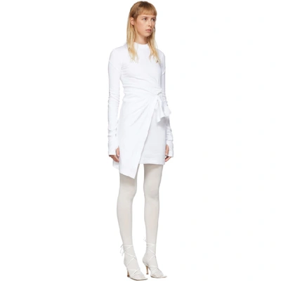 Shop Off-white White Mariacarla Wrap Dress