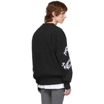 Shop Xander Zhou Black Dragon Sweater