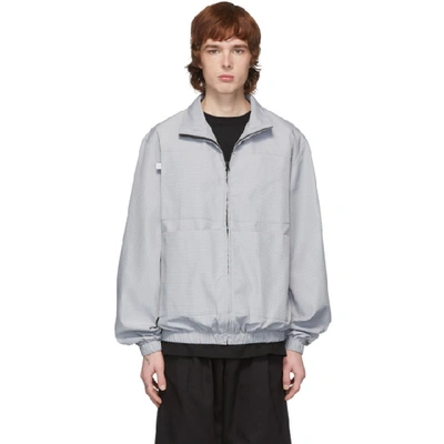 Shop Xander Zhou Grey Zip-up Jacket