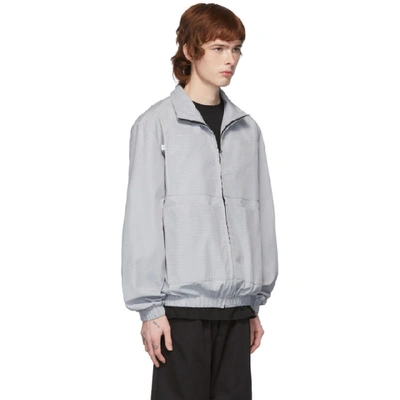 Shop Xander Zhou Grey Zip-up Jacket