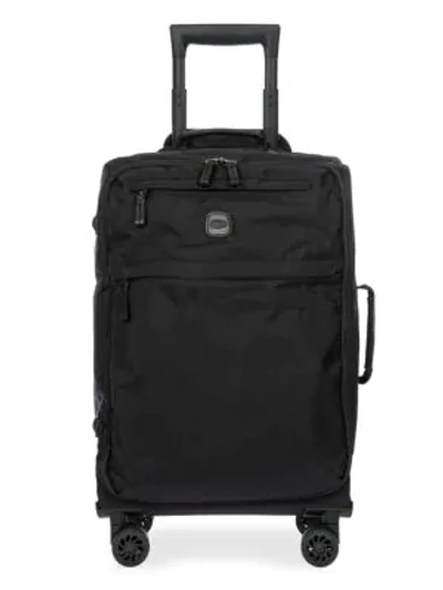 Shop Bric's Men's Carry-on Spinner Suitcase In Black Black