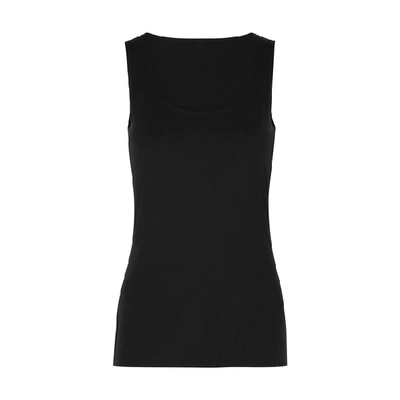 Shop Wolford Aurora Black Jersey Tank