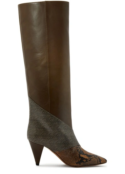 Shop Isabel Marant Laomi Boots In Taupe/camel