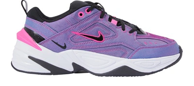 Shop Nike M2k Tekno Se Sneakers In Laser Fuchsia Black White