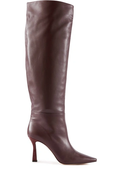 Shop Wandler Lina Boots In Port Mix