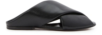 Shop Proenza Schouler Leather Mules In Black