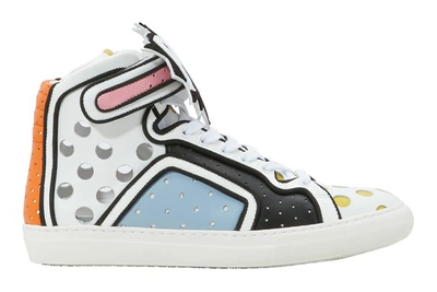 Shop Pierre Hardy 101 Pow Sneakers In Pow Multi