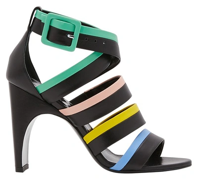Shop Pierre Hardy Alpha 10cm High-heeled Sandals In Lamb Multi Black