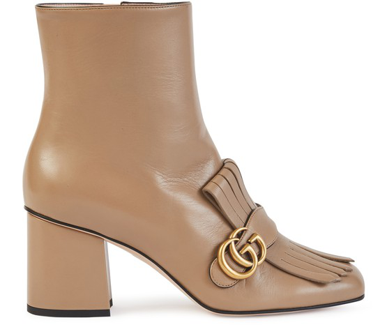 gucci marmont fringe boots