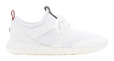 Shop Moncler Mesh Sneakers In White