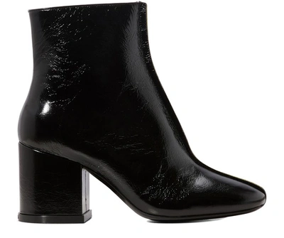 Shop Kenzo Leather Daria Boots With Heels In Naplak 99