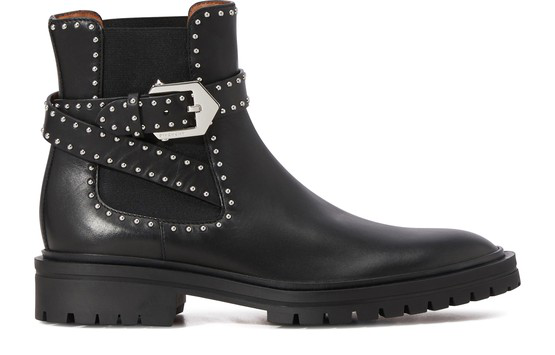givenchy black studded boots