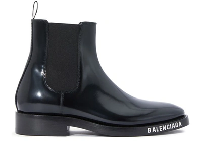 Shop Balenciaga Evening Ankle Boots In 1000