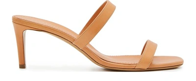 Shop Mansur Gavriel Double Strap Sandals In Cammello