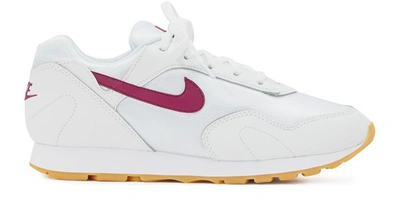 Shop Nike Outburst Sneakers In Summit White True Berry Gum Yellow