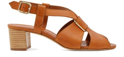 Shop Apc Jessica Sandals In Noisette