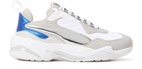 Puma Women S Thunder Electric Color Block Lace Up Sneakers In White Modesens