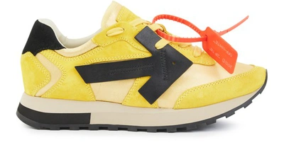 Shop Off-white Hg Trainers In Yellow