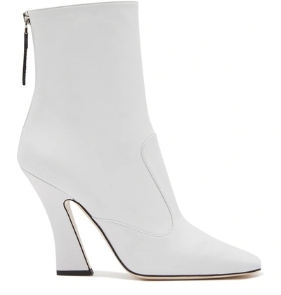 Shop Fendi Ffreedom Ankle Boots In Bianco