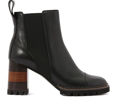Shop See By Chloé Eileen Ankle Boots In Nero