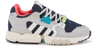 Shop Adidas Originals Zx Torsion Trainers In Bleu Navy Collégial