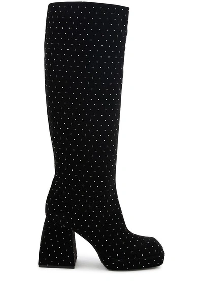 Shop Nodaleto Bulla Solal Boots In Black Cristal