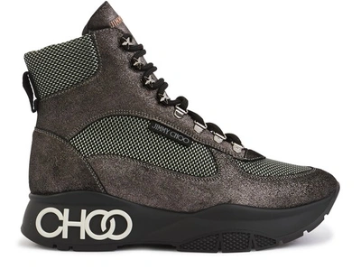Shop Jimmy Choo Inca Sneakers In Anthracite