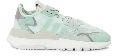Shop Adidas Originals Nite Jogger Sneakers In Menthe Glace