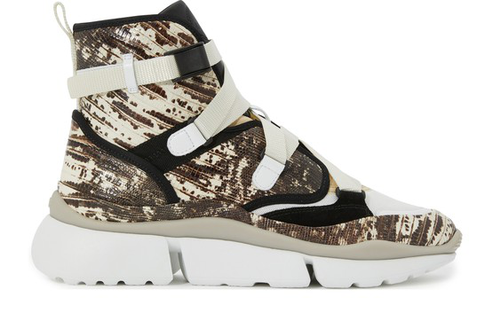 chloe high top sneakers