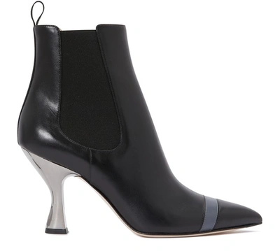 Shop Fendi Colibri Ankle Boots In Nero