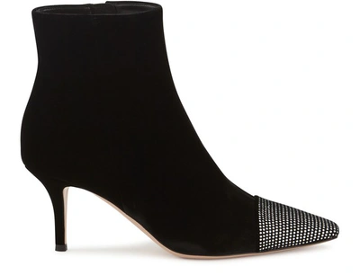 Shop Gianvito Rossi Glittery Ankle Boots In Black