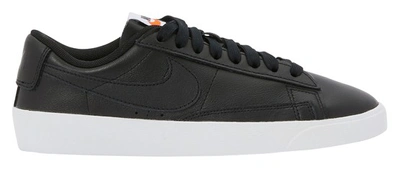 Shop Nike Blazer Low Sneakers In Black Black White Gum Lt Brown