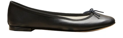 Shop Gucci Cendrillon Ballet Flats With Leather Sole In Black