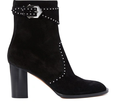Shop Givenchy Elegant Studs Ankle Boots In Noir