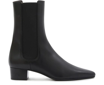 Shop The Row British Chelsea Ankle Boots In Black