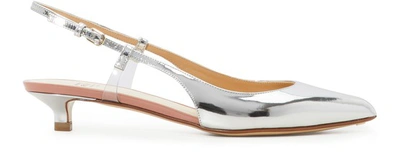 Shop Francesco Russo Silver Heels