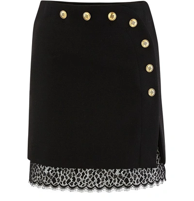 Shop Givenchy Mini Skirt In Black