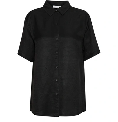 Shop Anine Bing Bruni Shirt In Black