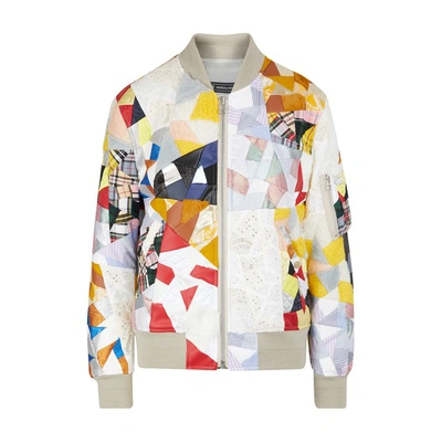 Shop Anrealage Patchwork Blouson In Multi