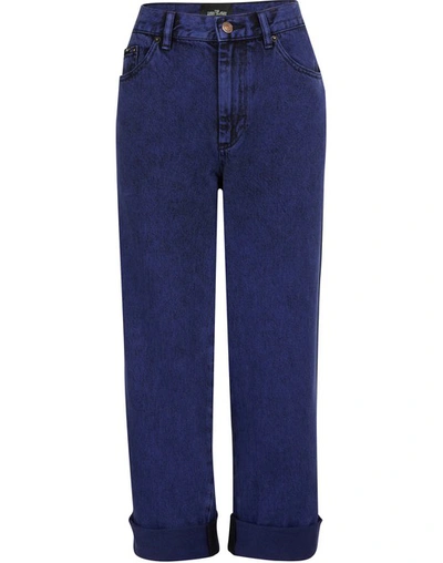 Shop Marc Jacobs The Turn Up" Overdye Jeans" In Purple