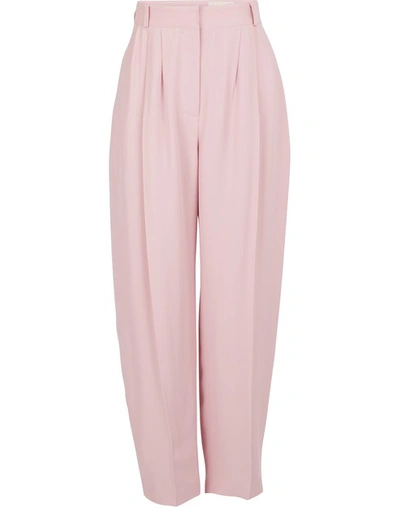 Shop Alexander Mcqueen High-waisted Trousers In 5003 - Sugar Pink