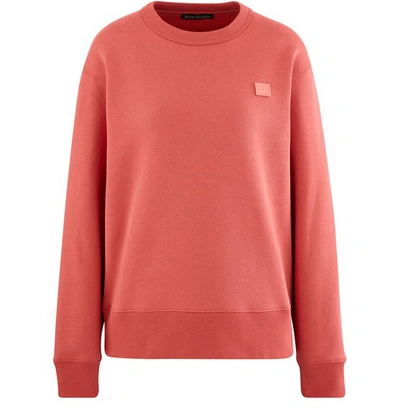 Shop Acne Studios Fairview Sweatshirt In Pale Red