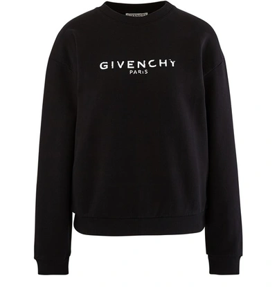 Shop Givenchy Long Sleeve Sweatshirt In Black