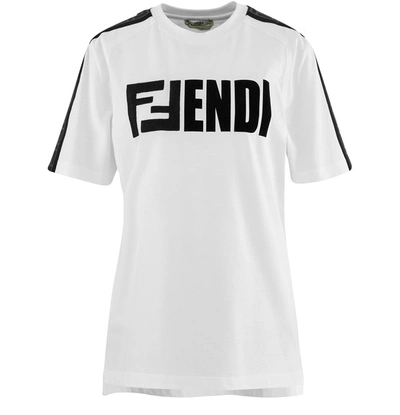 Shop Fendi F T-shirt In White