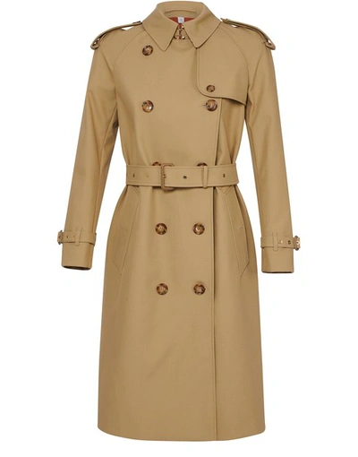 Shop Burberry Bridstow Trench In Honey